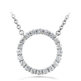 Hearts On Fire Signature Circle Diamond Pendant - Dracakis Jewellers